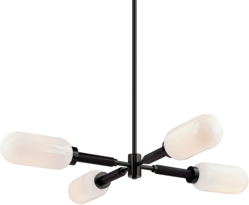 Troy F7355-AN Annex Modern Anodized Black Ceiling Chandelier