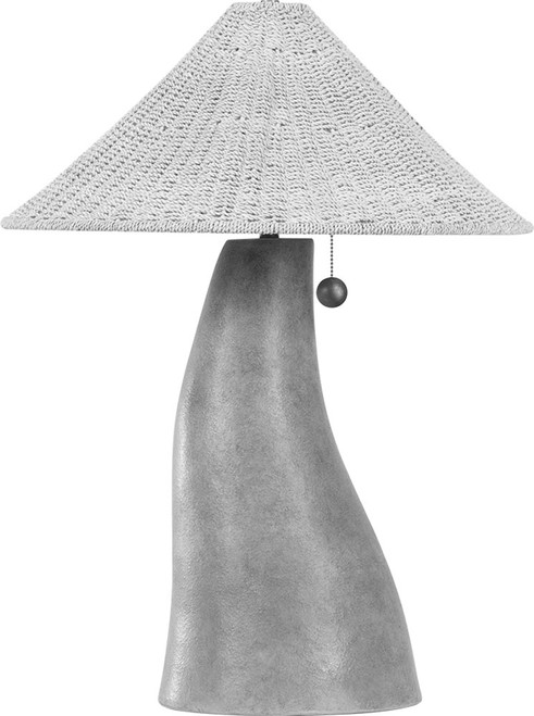 Troy PTL1029-PBR/CLW Pezante Contemporary Patina Brass / Ceramic Loft White Table Light