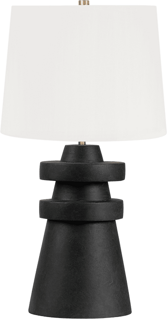 Troy PTL1225-PBR/CCH Grover Modern Patina Brass Table Light