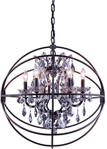 Urban Classic 1130D25DB-SS-RC Geneva Dark Bronze 25" Lighting Pendant