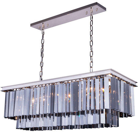 Urban Classic 1202D40PN-SS-RC Sydney Polished Nickel 40" Kitchen Island Light