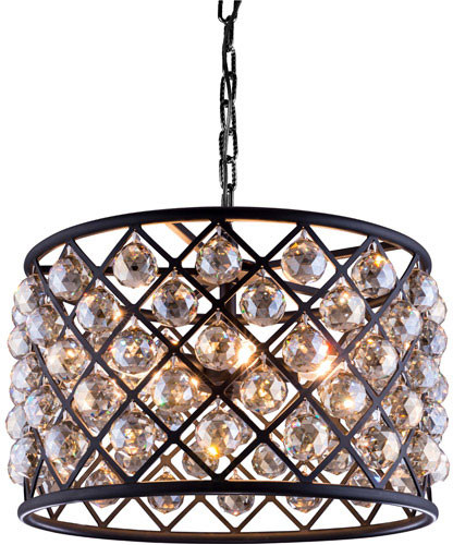 Urban Classic 1206D20MB-GT-RC Madison Matte Black 20" Drum Pendant Light