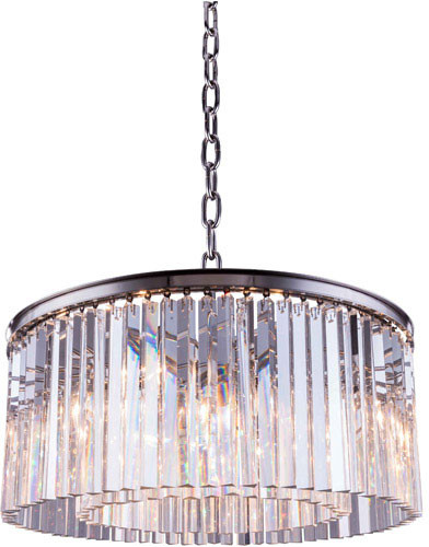 Urban Classic 1208D31PN-RC Sydney Polished Nickel 31.5" Drum Hanging Light Fixture