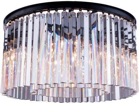 Urban Classic 1208F26MB-RC Sydney Matte Black 26" Home Ceiling Lighting