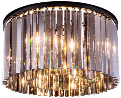 Urban Classic 1208F26MB-SS-RC Sydney Matte Black 26" Overhead Light Fixture