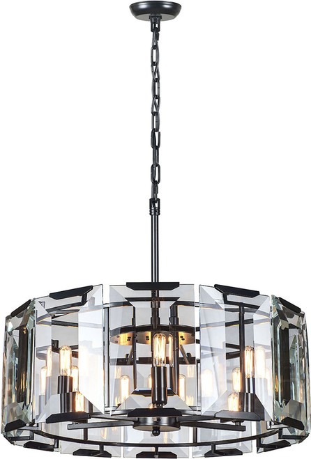 Urban Classic 1211D26FB Monaco Flat Black (Matte) Pendant Light Fixture