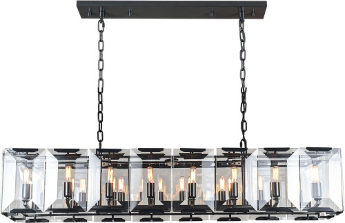 Urban Classic 1212D53FB Monaco Flat Black (Matte) Kitchen Island Light Fixture
