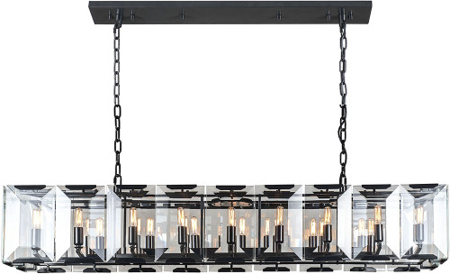 Urban Classic 1212D60FB Monaco Flat Black (Matte) Island Lighting