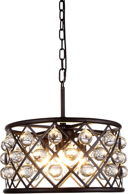 Urban Classic 1213D16MB-RC Madison Mocha Brown Hanging Light Fixture