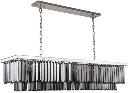 Urban Classic 1232D60PN-SS-RC Sydney Polished Nickel 60" Kitchen Island Lighting