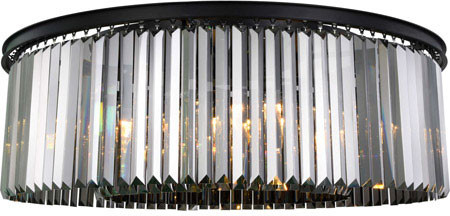 Urban Classic 1238F43MB-SS-RC Sydney Matte Black 43.5" Overhead Light Fixture