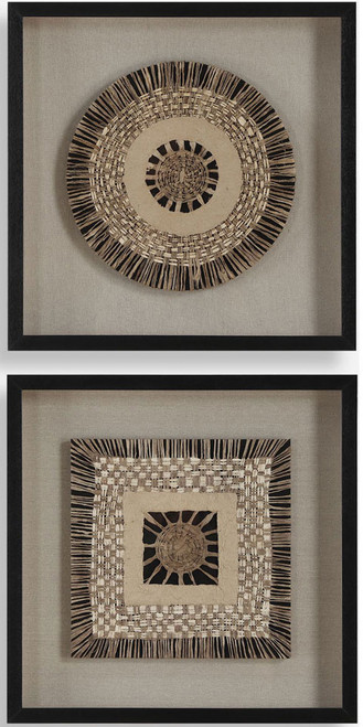 Uttermost 04367 Intertwine Modern Satin Black Shadow Box