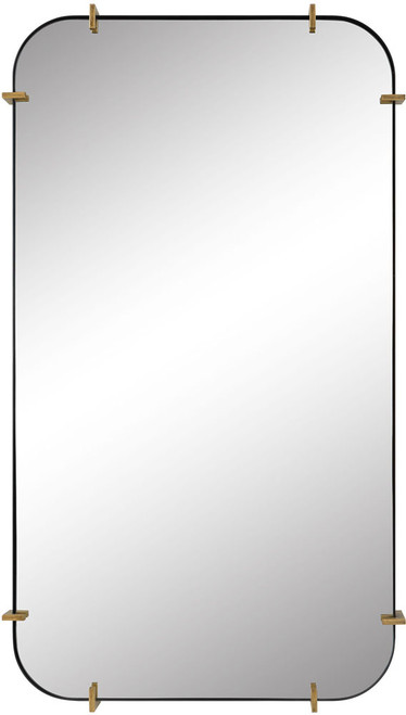 Uttermost 09888 Pali Modern Industrial Iron Mirror