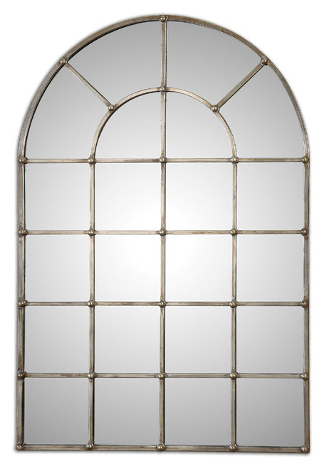 Uttermost 12875 Barwell Arch 44.125" Tall Arch Window Mirror