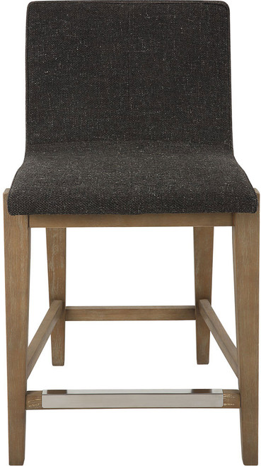 Uttermost 23822 Klemens Modern Light Walnut Counter Stool