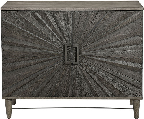 Uttermost 25085 Shield Gray Oak 2 Door Cabinet