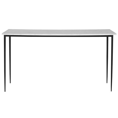 Uttermost 25173 Nightfall Modern Satin Black Console Table