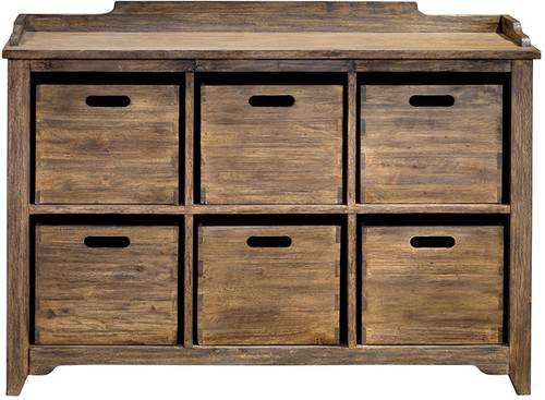 Uttermost 25877 Ardusin Driftwood Hobby Cupboard