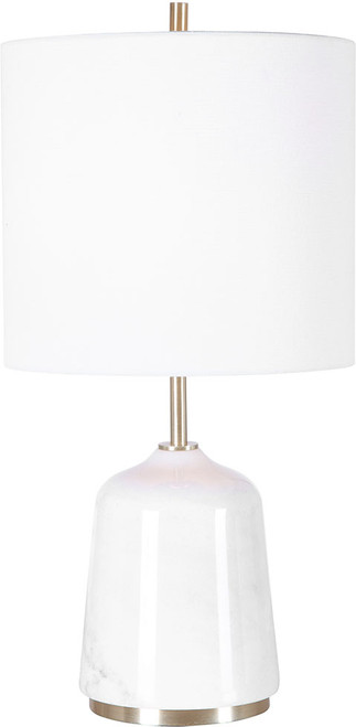 Uttermost 28332-1 Eloise White Marble Table Lamp