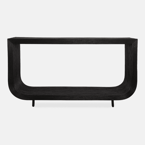 Uttermost 50055 Compton Modern Black Sofa Table