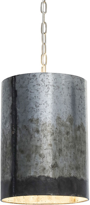 Varaluz 323P02OG Cannery Contemporary Ombre Galvanized Drum Hanging Light