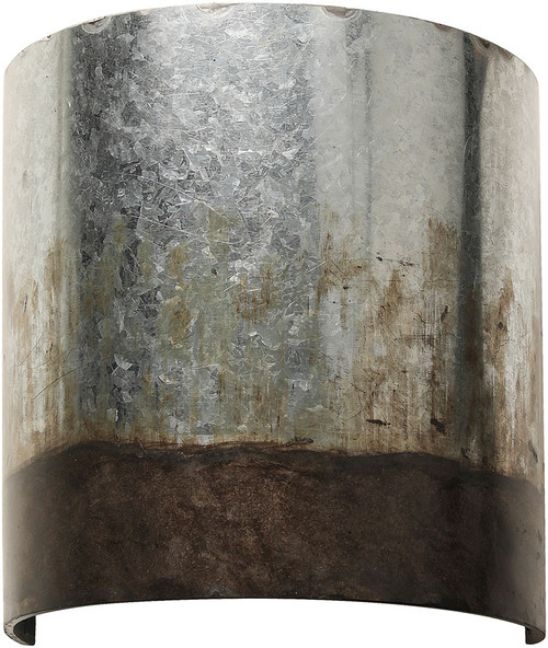 Varaluz 323W01OG Cannery Modern Ombre Galvanized Lighting Wall Sconce