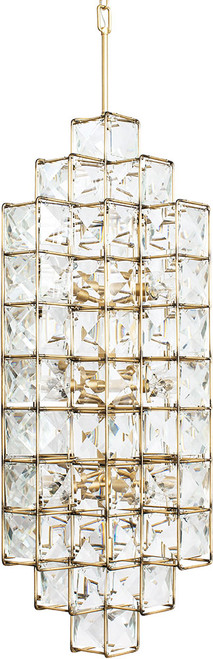 Varaluz 329F14CG Cubic Calypso Gold Entryway Light Fixture