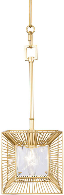 Varaluz 366M01FG Arcade Contemporary French Gold Mini Lighting Pendant