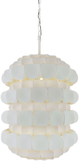 Varaluz 382F06MW Swoon Contemporary Matte White Ceiling Light Pendant