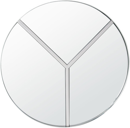 Varaluz 4DMI0106 Lyra Contemporary Polished Nickel Mirror