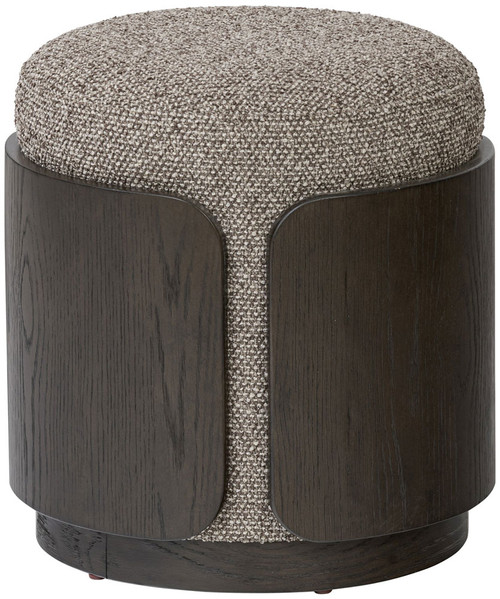 Varaluz 513CH17A Hutton Contemporary Dark Brown Oak / Earth Ottoman