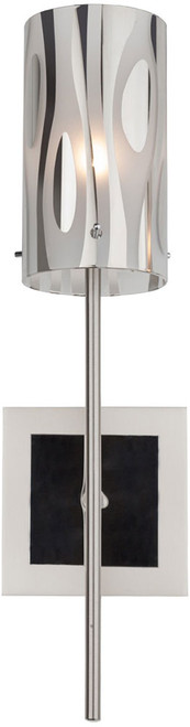 Varaluz AC1071 Chroman Empire Modern Chrome Wall Light Sconce