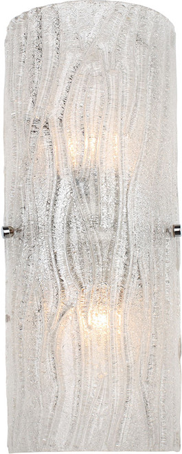Varaluz AC1102 Brilliance Modern Chrome Bath Wall Sconce