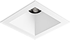 Visual Comfort Architectural ENCL2S-TRIM_ Entra CL Modern LED Square 2" Recess Light