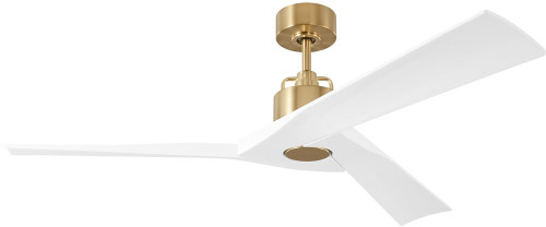 Visual Comfort Fan 3ALMSM52BBS Alma Modern Burnished Brass Indoor/Outdoor 52" Home Ceiling Fan