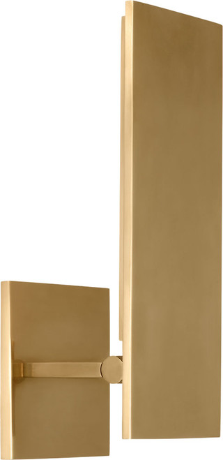 Visual Comfort Modern KWWS61327HAB Angolo Modern Hand Rubbed Antique Brass LED Wall Lamp