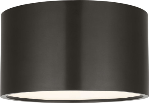Visual Comfort Modern MDFM73927BZ Dola Modern Bronze LED 13" Flush Lighting