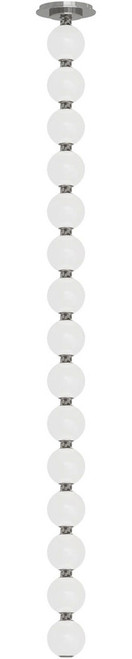 Visual Comfort Modern SLPD23130NS Perle Contemporary Polished Nickel LED Mini Pendant Light