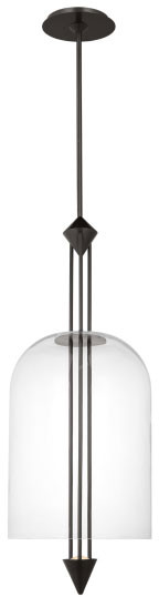 Visual Comfort Modern SLPD31627CBZ Cathedral Modern Dark Bronze LED 14.5" Drop Ceiling Lighting