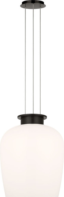 Visual Comfort Modern SLPD62527BZMG Vetro Modern Bronze LED Hanging Light