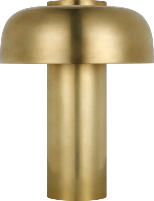 Visual Comfort Modern SLTB62127HAB Louver Modern Hand Rubbed Antique Brass LED Table Lighting