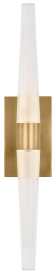Visual Comfort Modern SLWS34427NB Lassell Modern Natural Brass LED Wall Sconce