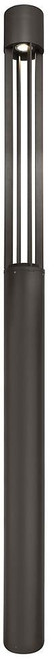 Visual Comfort Modern TURBO-LIGHT-COLUMN-BRONZE Turbo Modern Bronze LED Outdoor Bollard Light Column Post Light Fixture