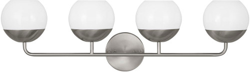 Visual Comfort Studio 4468104-962 Alvin Brushed Nickel 4-Light Bath Light Fixture