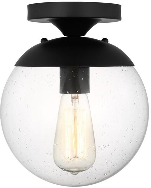 Visual Comfort Studio 7501801-112 Leo Contemporary Midnight Black Overhead Light Fixture