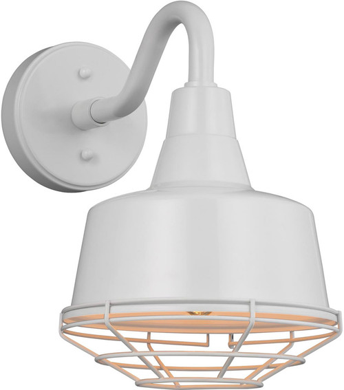 Visual Comfort Studio 95374-15 Barn Light White 8.25" Light Sconce