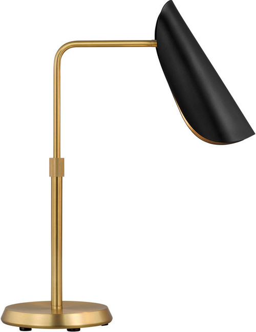Visual Comfort Studio AET1011BBSMBK1 Tresa Modern Midnight Black and Burnished Brass Table Lighting