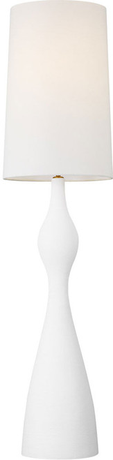 Visual Comfort Studio AET1101TXW1 Constance Modern Textured White Table Lamp