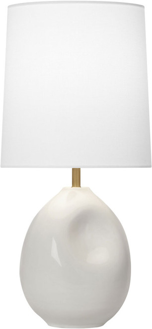 Visual Comfort Studio AET1191DGC1 Ulla Contemporary Dove Grey Crackle Table Lamp