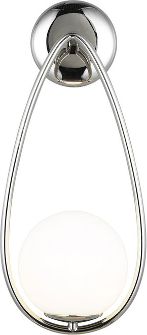 Visual Comfort Studio AEW1011PN Galassia Modern Polished Nickel Wall Mounted Lamp